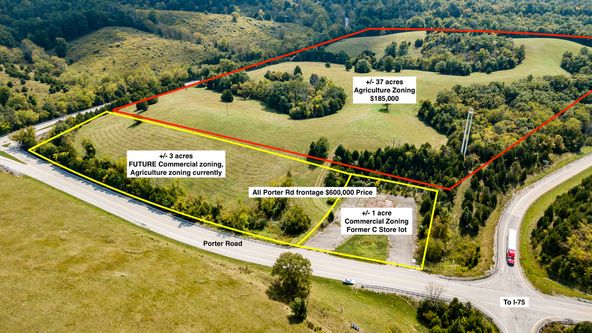 Development Land- Northern Scott County- I-75 at US 25: 170 Porter Rd, Sadieville, KY 40370